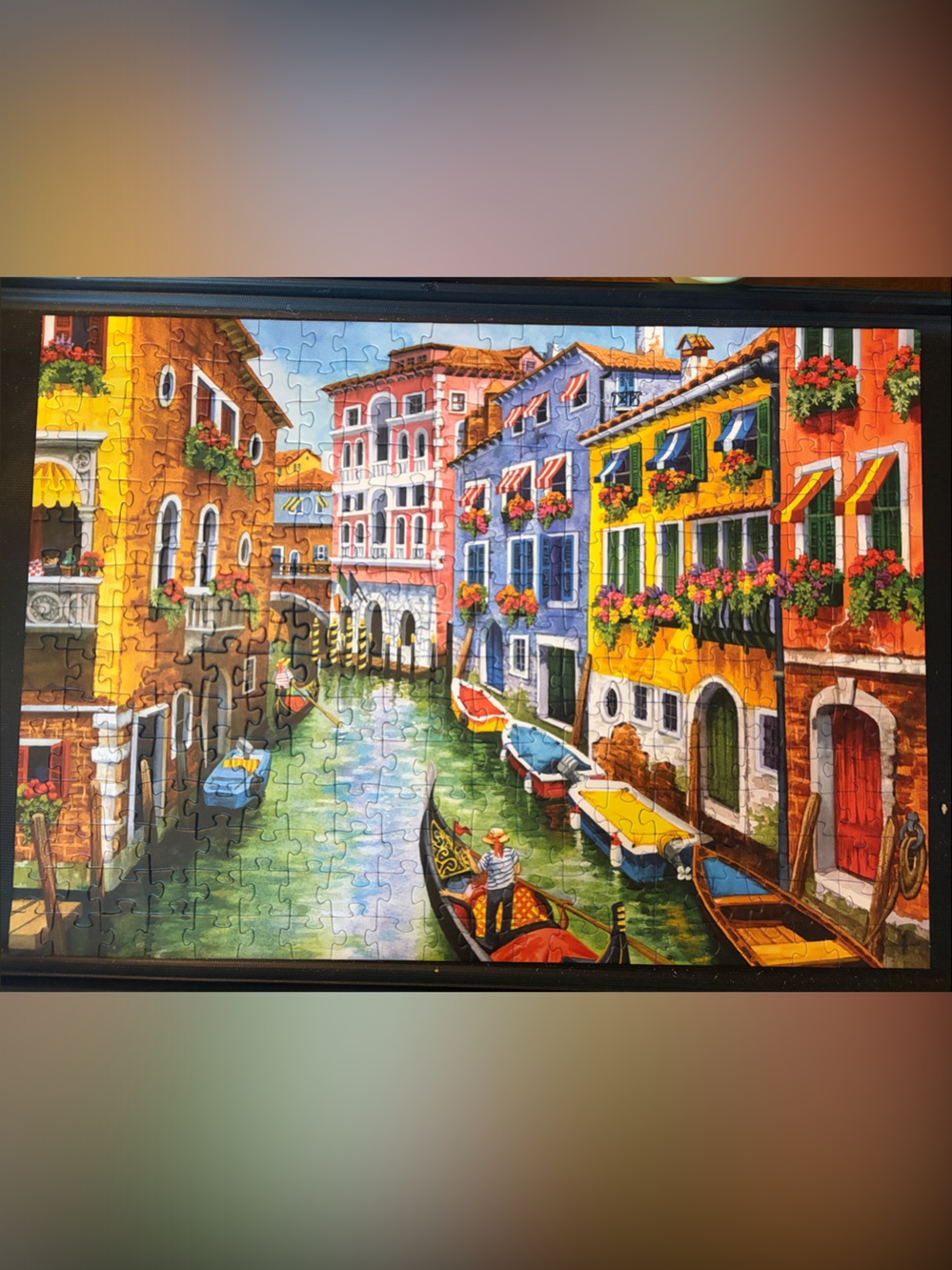 Ravensburger Colorful Venice Canal 300 pc Puzzle “Gondola Ride”